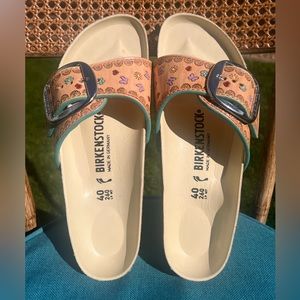 Womens Birkenstock Madrid Big Buckle- CUSTOM MADE. NEW! One of a kind! Sz 40 (9)